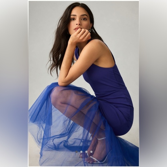 NWOT Anthropologie Maeve Tulle Dress - Picture 3 of 6